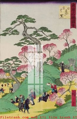 Download file gốc File gốc in tranh tổng hợp K51983 (in lụa) hoa lá