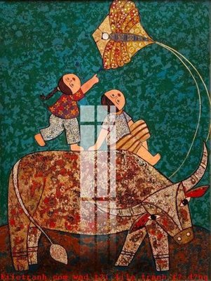 Download file gốc File gốc in tranh tổng hợp K52173 (in lụa) nghệ thuật