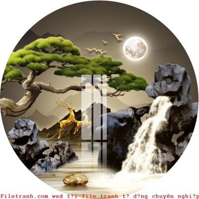 Download file gốc File gốc in tranh tổng hợp K52968 (in mica) logo