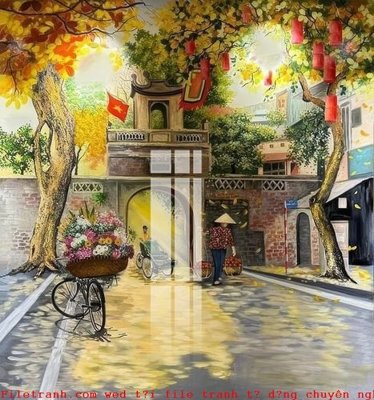 File gốc File gốc in tranh tổng hợp K53541 (in lụa) trang trí tường