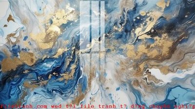 File in trần File gốc in tranh tổng hợp K53694 (bản gốc) mây trời