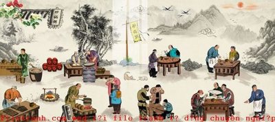 File in trần File gốc in tranh tổng hợp K54009 (bản gốc) hoa văn