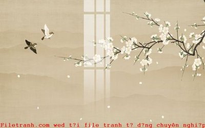 File in trần File gốc in tranh tổng hợp K54015 (bản gốc) bầu trời