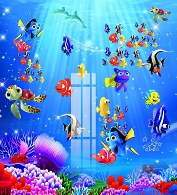 File tranh File gốc in tranh tổng hợp K54019 (ảnh gốc) in trần 3D