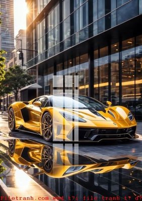 File in trần File gốc in tranh tổng hợp K54041 (bản gốc) bầu trời