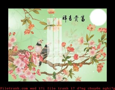 Download file gốc File gốc in tranh tổng hợp K54063 (in mica) 3D