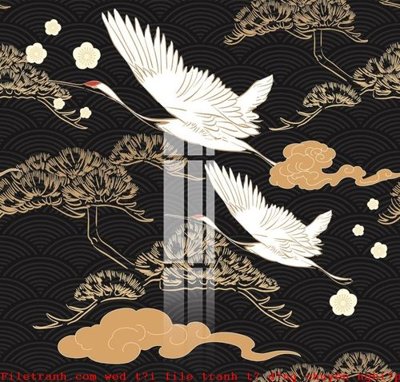 Tải file gốc in lụa File gốc in tranh tổng hợp K54182 siêu nét