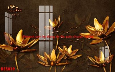 File gốc File gốc in tranh tổng hợp K55019 (cho in UV) siêu nét