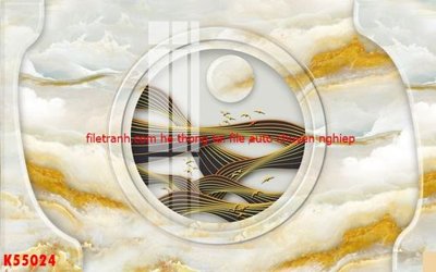 Tải file File gốc in tranh tổng hợp K55024 (gốc) chủ đề hoa sen