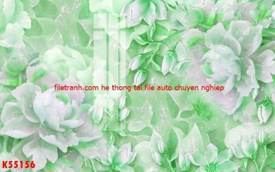 File gốc File gốc in tranh tổng hợp K55156 (in lụa) hoa văn cổ điển