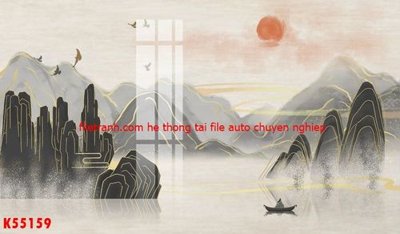 File PSD File gốc in tranh tổng hợp K55159 (chất lượng in ấn)