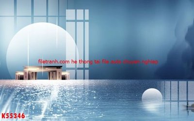 File in trần File gốc in tranh tổng hợp K55346 (bản gốc) 5D