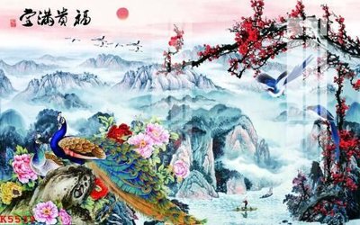 File PSD File gốc in tranh tổng hợp K5539 (bản gốc) cho nhà in