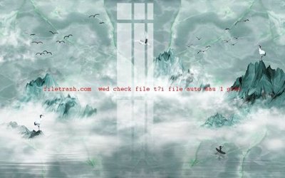 Tải file File gốc in tranh nền tường tổng hợp K55502 (ảnh gốc) in tranh kính