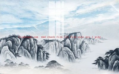 File gốc File gốc in tranh nền tường tổng hợp K55711 (in lụa) họa tiết 3D