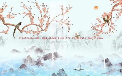 Hình ảnh file gốc in trần nhà File gốc in tranh nền tường tổng hợp K55762