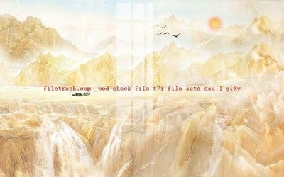 File gốc File gốc in tranh nền tường tổng hợp K55773 (in lụa) hoa văn cổ điển