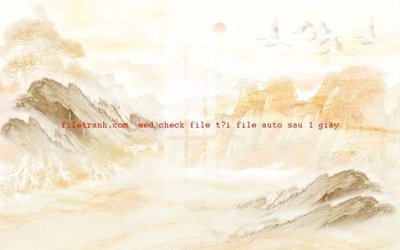 File gốc File gốc in tranh nền tường tổng hợp K55782 (cho in UV) siêu nét