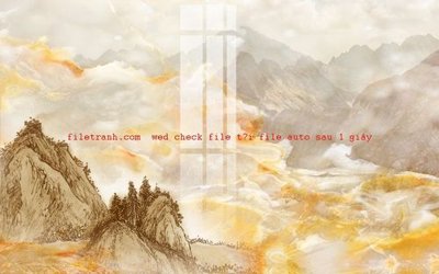 File tranh File gốc in tranh nền tường tổng hợp K55814 (gốc) phong cách tối giản