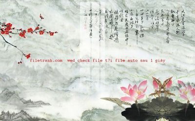 File in trần File gốc in tranh nền tường tổng hợp K55896 (bản gốc) đại dương