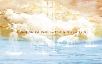 File tranh File gốc in tranh nền tường tổng hợp K56142 (bản gốc) in lụa 3D