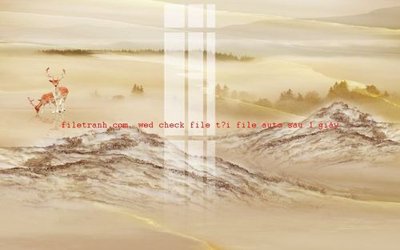 File in trần File gốc in tranh nền tường tổng hợp K56506 (bản gốc) bầu trời