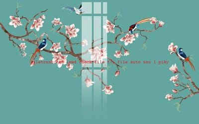 File in trần File gốc in tranh nền tường tổng hợp K56577 (bản gốc) mây trời