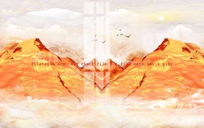 Ảnh gốc File gốc in tranh nền tường tổng hợp K56692 (độ nét cao) in tráng gương