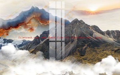 File gốc File gốc in tranh nền tường tổng hợp K56723 (PNG) không nền chất lượng