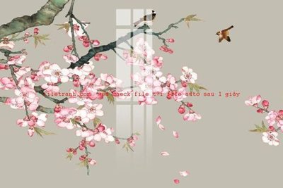 Ảnh gốc File gốc in tranh nền tường tổng hợp K56887 (nét căng) in mica