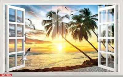 Download file gốc File gốc in tranh tổng hợp K5689 (in lụa) tranh 3D