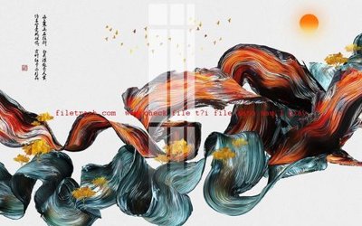 File in mica File gốc in tranh nền tường tổng hợp K56913 (bản gốc) sắc sảo