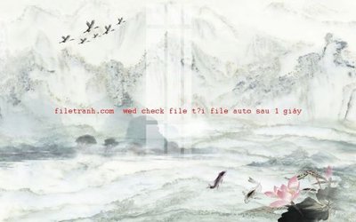 File tranh File gốc in tranh nền tường tổng hợp K56937 (bản gốc) in lụa 3D