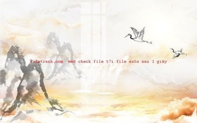 File in trần File gốc in tranh nền tường tổng hợp K57087 (bản gốc) bầu trời