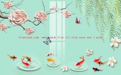 Hình ảnh file gốc File gốc in tranh nền tường tổng hợp K57104 cho in UV