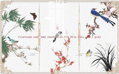 File gốc File gốc in tranh nền tường tổng hợp K57140 (cho in ấn) độc quyền