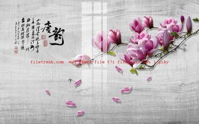 File tranh ảnh gốc File gốc in tranh nền tường tổng hợp K57143 dùng cho in khổ lớn