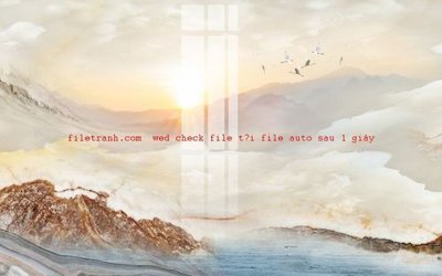 File tranh File gốc in tranh nền tường tổng hợp K57162 (file gốc) chuẩn màu in