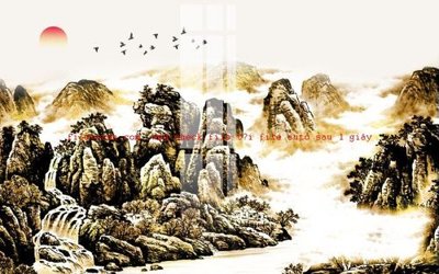 File in trần File gốc in tranh nền tường tổng hợp K57218 (bản gốc) mây trời