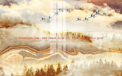 Hình ảnh file gốc File gốc in tranh nền tường tổng hợp K57287 cho in UV