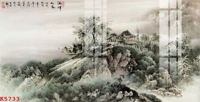 File tranh gốc File gốc in tranh tổng hợp K5733 (bản quyền) file PSD