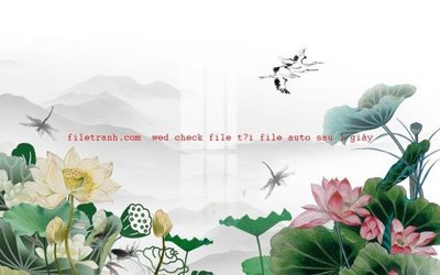 Ảnh gốc File gốc in tranh nền tường tổng hợp K57385 (độ nét cao) in tráng gương