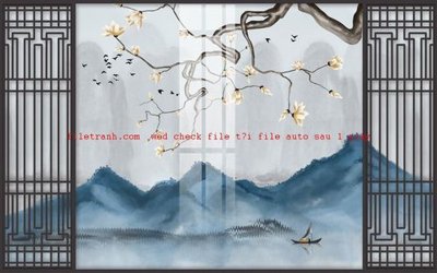 File in trần File gốc in tranh nền tường tổng hợp K57506 (bản gốc) 5D