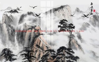 File PSD File gốc in tranh nền tường tổng hợp K57534 (nguyên bản) cho thiết kế