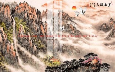 File tranh File gốc in tranh nền tường tổng hợp K57541 (gốc) chủ đề thành phố