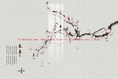 Hình ảnh file gốc in lụa File gốc in tranh nền tường tổng hợp K57549