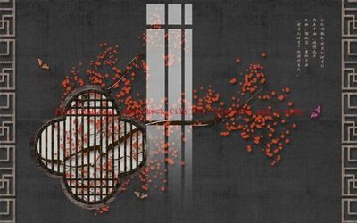 File in trần File gốc in tranh nền tường tổng hợp K57591 (file gốc) xuyên sáng