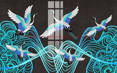 File ảnh File gốc in tranh nền tường tổng hợp K57660 (gốc) cho trang trí nội thất