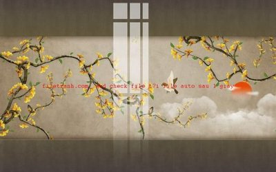 File gốc File gốc in tranh nền tường tổng hợp K57683 (phiên bản chuẩn) để in ấn