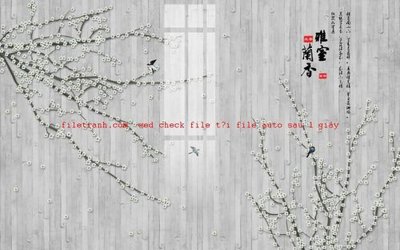 File gốc File gốc in tranh nền tường tổng hợp K57700 (in lụa) chi tiết cao